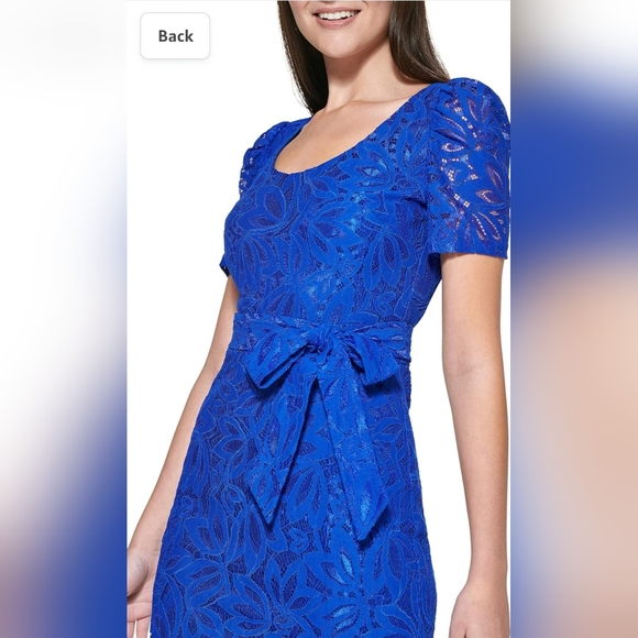 Kensie Women's Lace Midi Dress - Picture 3 of 8